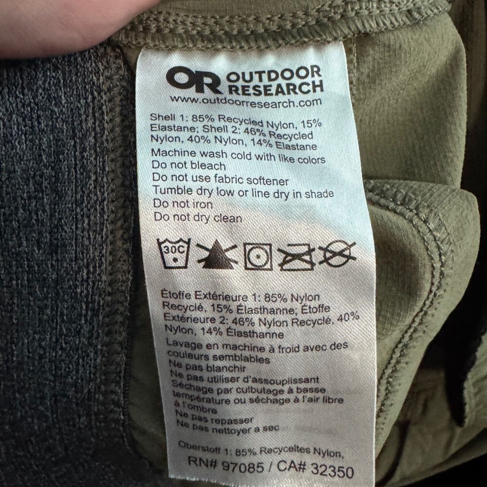 Outdoor Research Astro Shorts Mens XXL Green 7" Hiking Athletic Outdoor Stretch - Picture 6 of 10